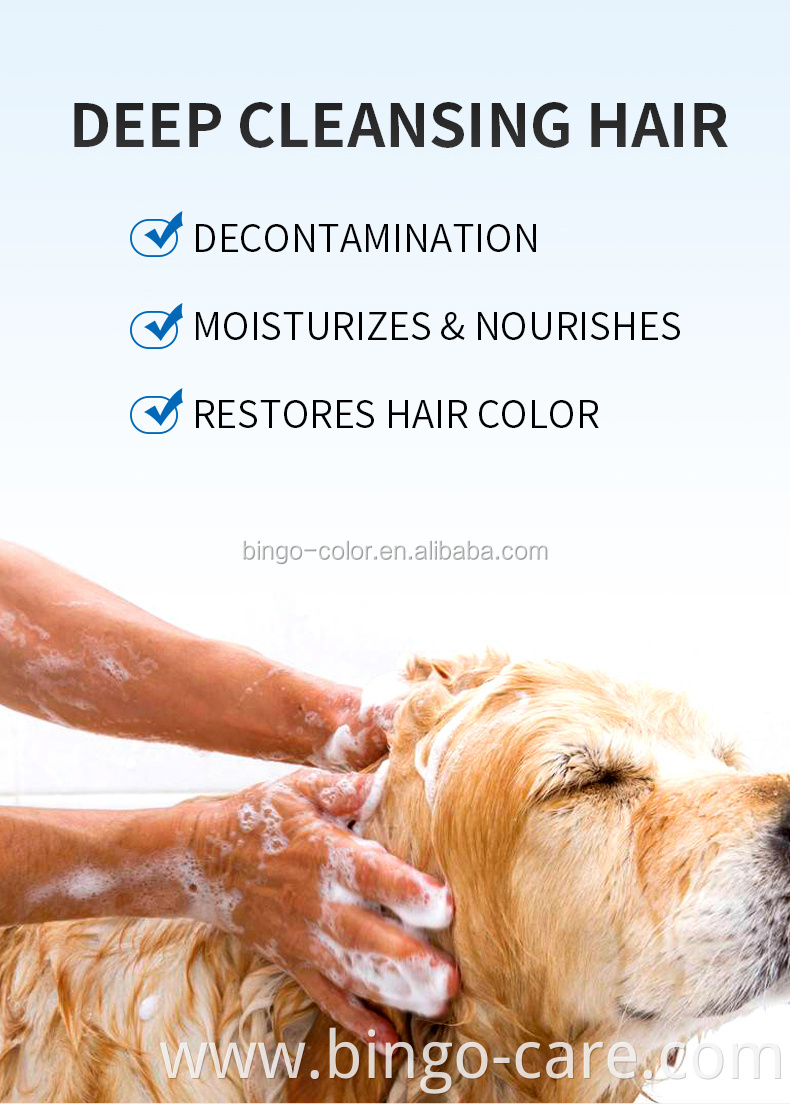 Wholesale Price Pet Care Fluffy Shampoo For dogs Natural Formula Private Label